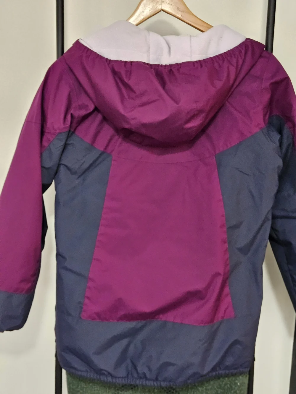 Columbia Women's Plum and Charcoal Hooded Ski Jacket